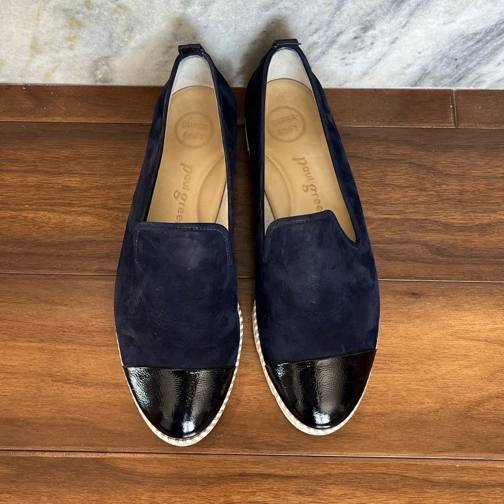 Paul Green Daniella loafer Navy size 8